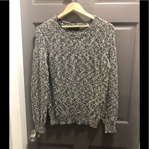 Ivanka Trump marled cotton mix pull over sweater